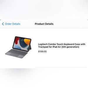Compatible with the iPad Air 4th and 5th generation. In great condition.